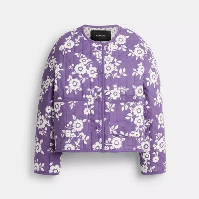 Coach Steppjacke Mit Blumenprint