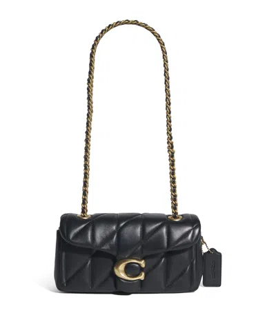 Coach Quilted Leather Tabby 20 Shoulder Bag In Black