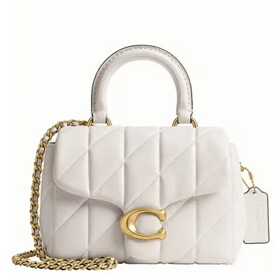 Coach Quilted Leather Tabby Top Handle Bag