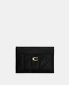 Coach Portacarte In Pelle Nera  Donna In Black