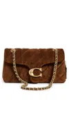 Coach Quilted Suede Tabby Shoulder Bag 26 B4/warm Brown In Brown