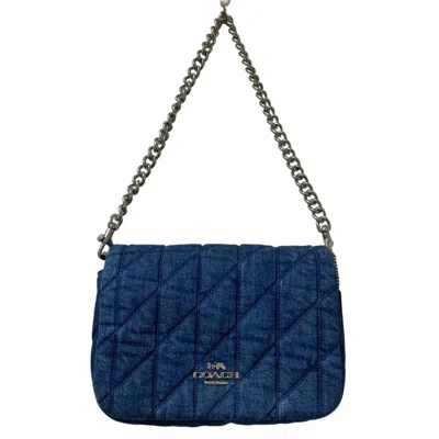 Pre-owned Coach Quilting Shoulder Bag () In Blue