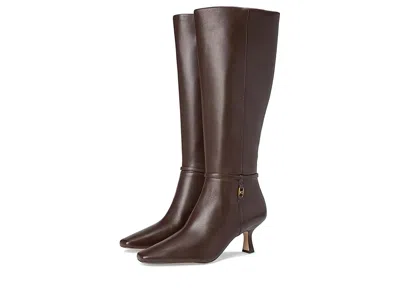 Coach Raquel Leather Boots Ii In Brown