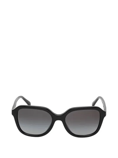 Coach Rectangle-frame Sunglasses In Black