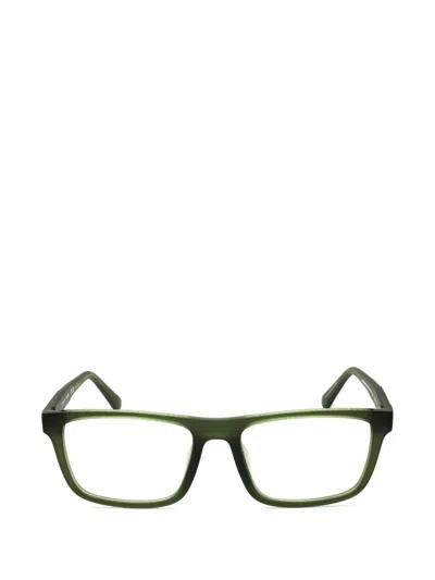 Coach Rectangle-frame Glasses In Green