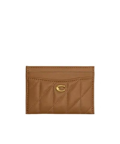 Coach Rectangular Clip In Brown