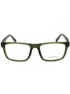 Coach Rectangular Eyeglasses For Men - Timeless Elegance In Green