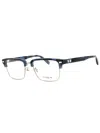 Coach Rectangular Men's Eyeglasses - Timeless Design In Blue