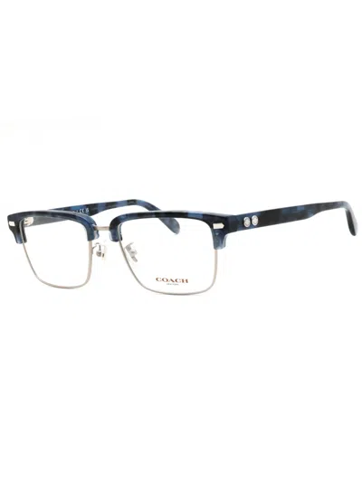 Coach Rectangular Men's Eyeglasses - Timeless Design In Blue