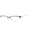 Coach Rectangular Titanium Eyeglasses For Men In Black