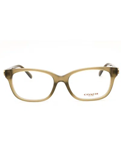 Coach Rectangular Women's Eyeglasses - 0hc6257f Style In Nude