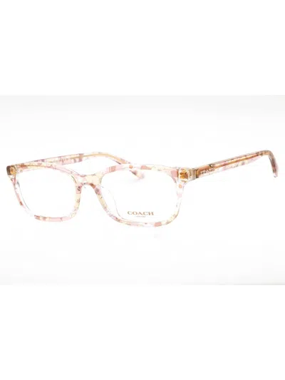 Coach Rectangular Women's Eyeglasses In Multi