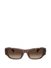 Coach Rectangular-frame Sunglasses In Brown