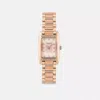 Coach Reese Watch, 20mm X 30mm In Gold