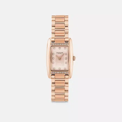 Coach Reese Watch, 20mm X 30mm In Gold