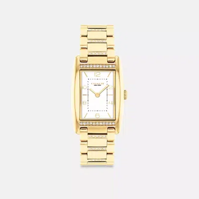 Coach Reese Watch, 35mm X 24mm In Gold