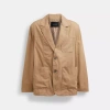 COACH REGENERATIVE COTTON CASUAL LIGHTWEIGHT BLAZER