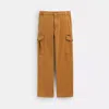 Coach Regenerative Cotton Pants In Brown