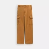 Coach Regenerative Cotton Pants In Saddle