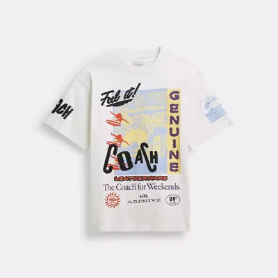 Coach Relaxed Graphic Surf T Shirt