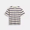 Coach Relaxed Striped T Shirt