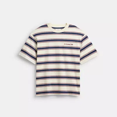 Coach Relaxed Striped T Shirt