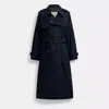 Coach Relaxed Trench In Navy