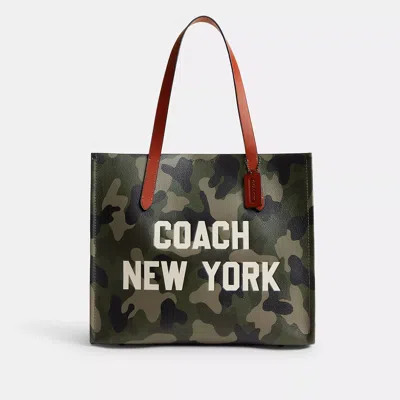 Coach Relay Tote Bag With Print And Graphic In Multi