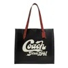 Coach Relay Tote With  Graphic In Black