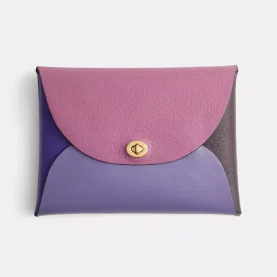 Coach Remade Colorblock Extra Large Pouch
