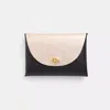 Coach Remade Colorblock Large Pouch In Gold/black
