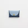Coach Remade Colorblock Medium Pouch In Blue Glitter