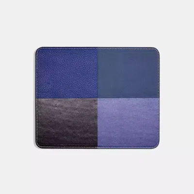 Coach Remade Colorblock Mouse Pad In Black
