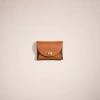 Coach Remade Colorblock Small Pouch In Brown/multi