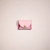 Coach Remade Colorblock Small Pouch In Pink Multi