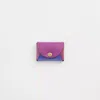 Coach Remade Colorblock Small Pouch In Purple Multi