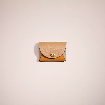 Coach Remade Colorblock Small Pouch In Multi