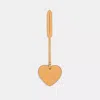 Coach Remade Heart Bag Charm In Yellow