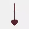 Coach Remade Heart Bag Charm In Berry