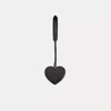 Coach Remade Heart Bag Charm In Black/grey