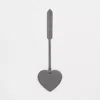 Coach Remade Heart Bag Charm In Black