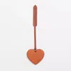 Coach Remade Heart Bag Charm In Brown