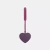 Coach Remade Heart Bag Charm In Purple