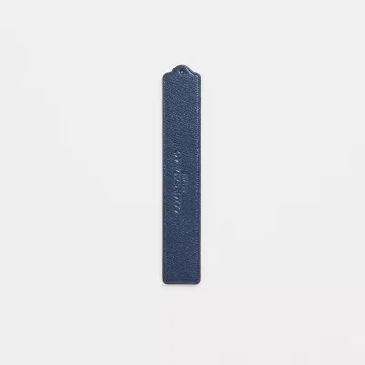 COACH REMADE LEATHER HEAT CREASE BOOKMARK 