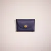 Coach Remade Medium Pouch In Brass/midnight Navy