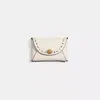 Coach Remade Medium Pouch With Prairie Rivets In Dove Grey