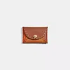 Coach Remade Medium Pouch With Rivets In Brown