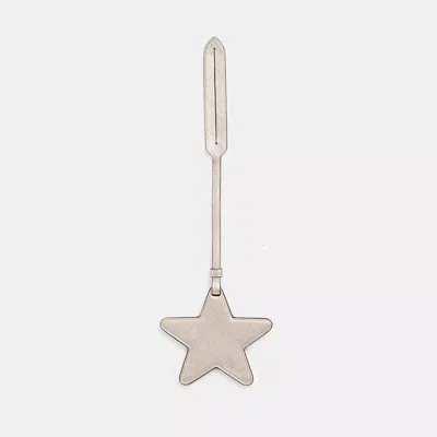 Shop Coach Remade Star Bag Charm In Gold Metallic