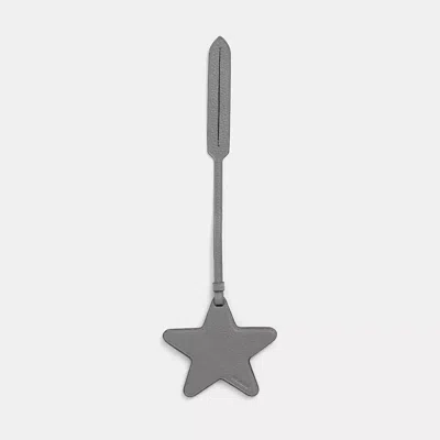 Coach Remade Star Bag Charm In Gray