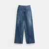 Coach Repurposed Jeans In Metallic